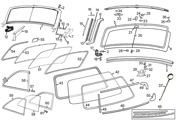 Image for Windscreens. Windows and Seals